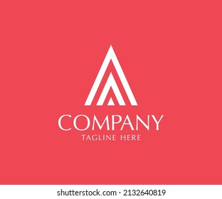 Icono de diseño de logotipo Carta A