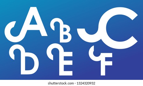 Letter logo design icon. Creative and modern logo. Vector logo. Logo design template. Vector EPS 10.
