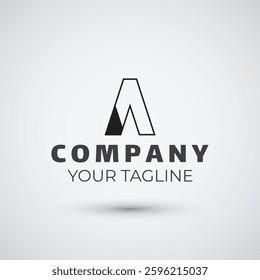 Letter A Logo Design Icon Template