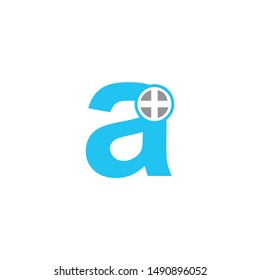 A Letter Logo Design Icon Vector