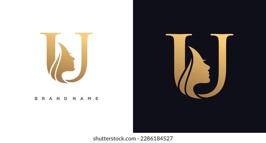 Letter logo design idea for beauty with modern style