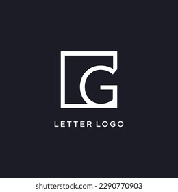 Logo-Design-Idee für Buchstaben mit kreativem Stil