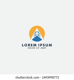 Letter A logo design idea - vector