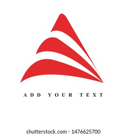 letter A logo design & illustration vector art 