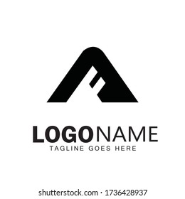 A letter logo design & illustration vector art 