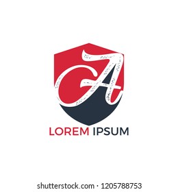 Letter A logo design. Initial letter A business logo design. Premium quality logo.