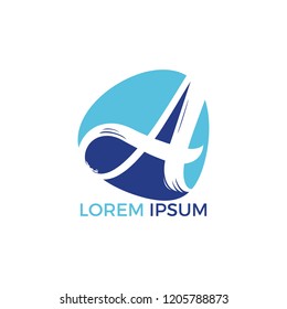 Letter A logo design. Initial letter A business logo design. Premium quality logo.