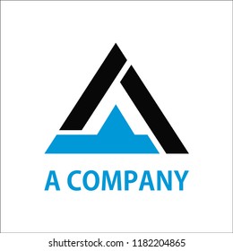 A Letter logo design. Initials logo vector