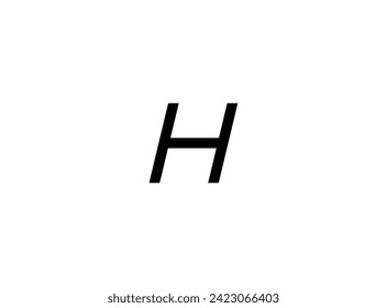 Ilustración vectorial aislada del diseño del logotipo de la letra
