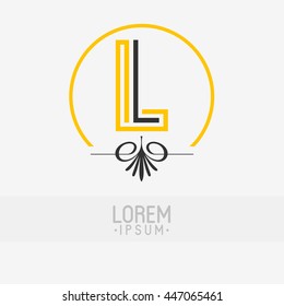 letter logo design L
