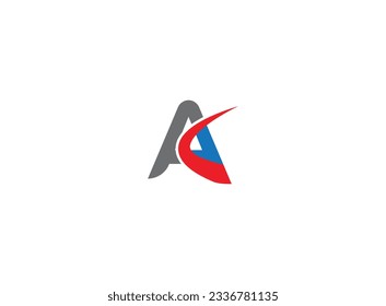 A Letter logo design. Latter A Vector