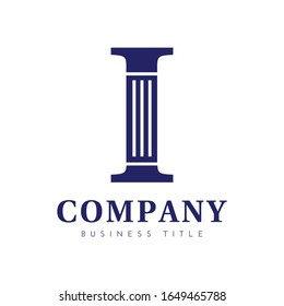 I Letter Logo Design for Lawyer or Attorney