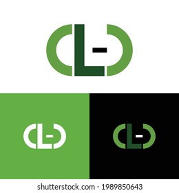 Diseño de logotipo de carta, plantilla de diseño de logotipo Lcd, imagen abstracta, 