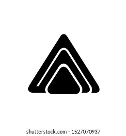 Letter A logo design, Linear creative minimal monochrome monogram symbol, Premium business logotype, Graphic alphabet symbol for corporate business identity