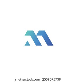 Letter AM Logo Design. MA Initial Logo