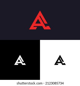 Letter A logo design. minimalist and clean concept.