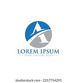 A Letter Logo Design Modern A letter logo design