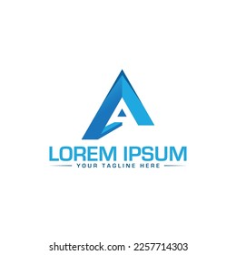 A Letter Logo Design Modern A letter logo design