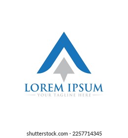 A Letter Logo Design Modern A letter logo design