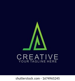 Letter a logo design with modern concept. Icon letter a vector illustration