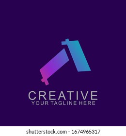 Letter a logo design with modern concept. Icon letter a vector illustration