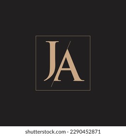 Letter logo design modern concept