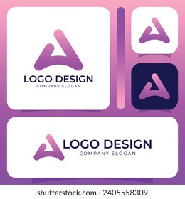 a letter logo design Modern designa letter logo design Modern design