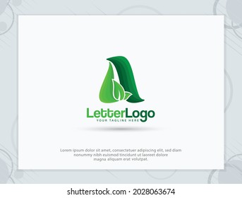 A letter logo design - A monogram