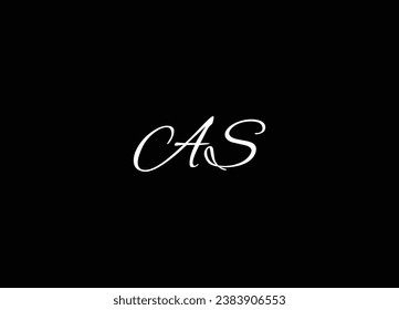 AS letter logo design and monogram logo