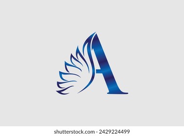 Un diseño de logotipo de letra y diseño de logotipo de monograma
