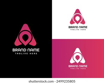 A Letter Logo Design Monogram