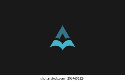 CARTA UN DISEÑO DE LOGOTIPO CON EFECTO ESPACIAL NEGATIVO PARA USO ILUSTRATIVO