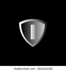 Ich schreibe Logo-Design. Ich schreibe auf schwarzem Hintergrund. einfaches und modernes Briefformular I
