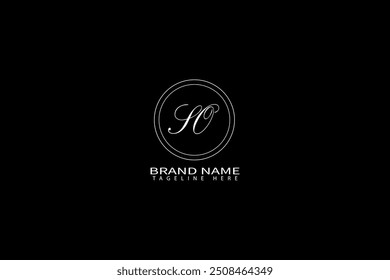 SO letter logo design on black background. SO creative initials letter logo concept. SO unique design