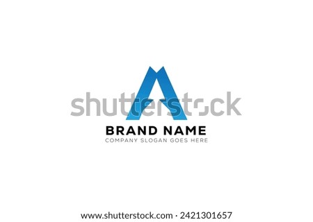 A letter logo design on . A creative initials letter logo concept.