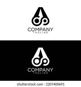 diseño de logotipo de letra y plantillas de vector premium