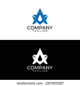 ein Logo-Design für Buchstaben und Premium-Vektorvorlagen