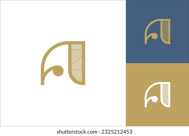 A letter logo design, Prestige logotype, Luxury logo, Emblem, Element, Branding, High end logo