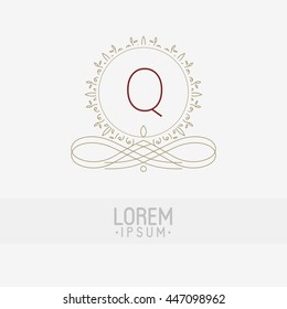 Letter Logo Design Q