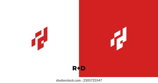 Letter logo design, R, D letter logo design, premium, modern, simple.