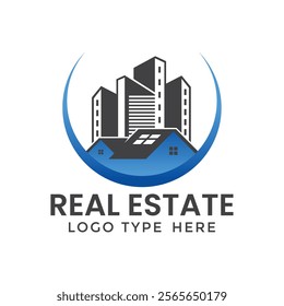 Letter logo design. Real Estate logo mark logo concept. Premium business finance logotype. Linear creative monochrome monogram. Vector elegant app icon, Letter E initial Real Estate, Construction