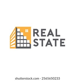 Letter logo design. Real Estate logo mark logo concept. Premium business finance logotype. Linear creative monochrome monogram. Vector elegant app icon, Letter E initial Real Estate, Construction