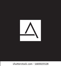 letter A logo design royalty free vector image