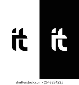 It letter logo design Royalty Free Vector Image.
