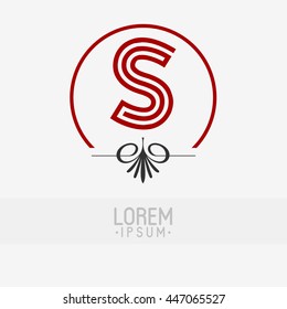 letter logo design S