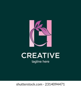 Letter logo design simple concept Premium Vector