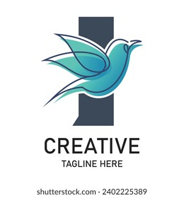 Letter logo design simple concept Premium Vector
