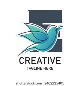 Letter logo design simple concept Premium Vector