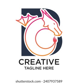 Letter logo design simple concept Premium Vector
