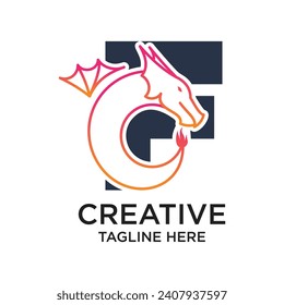 Letter logo design simple concept Premium Vector